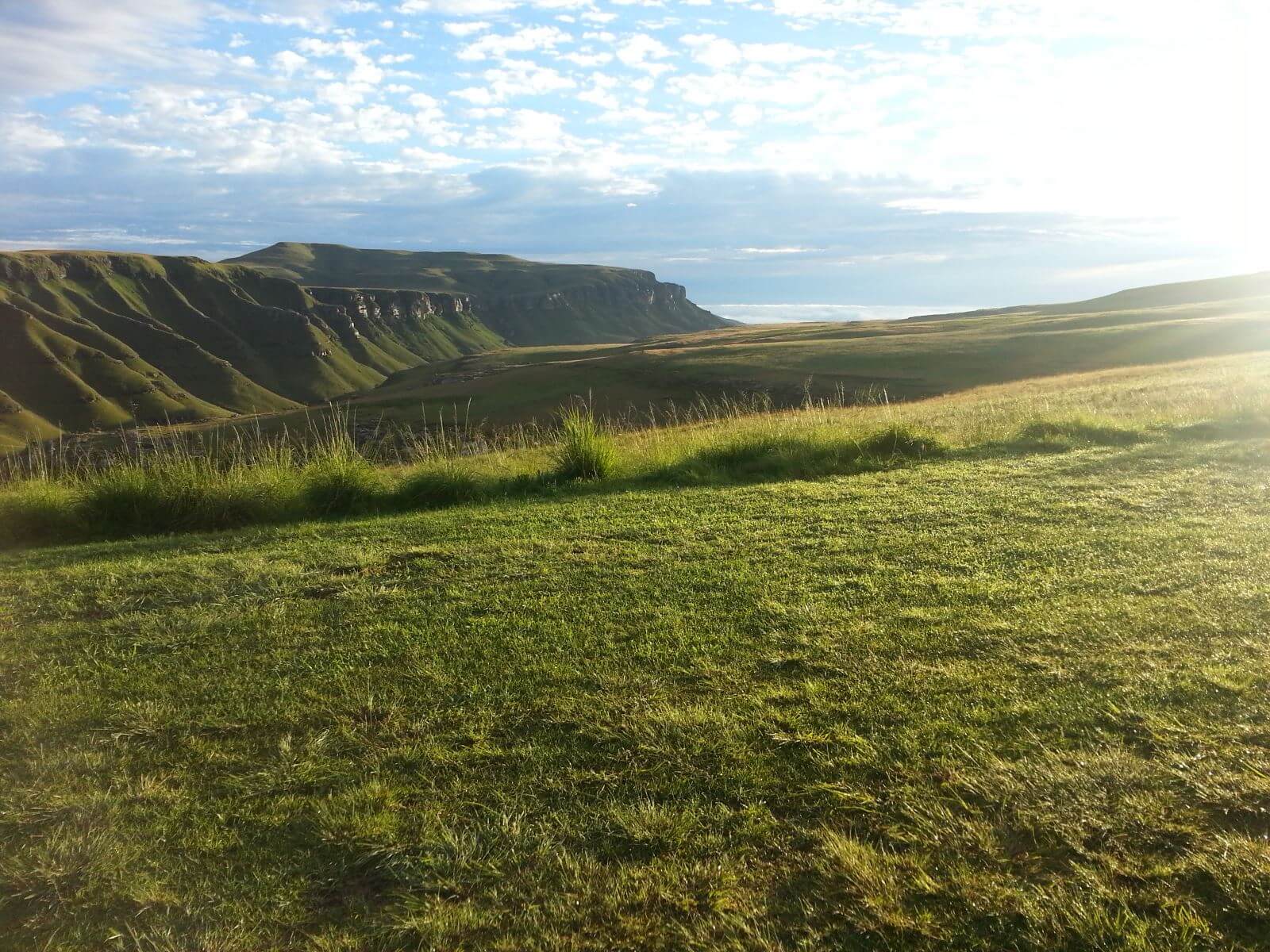 View from Highmoor campsite